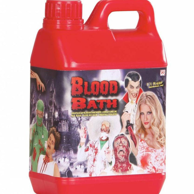 Halloweenaccessoires bloedbad jerrycan 1,89 liter