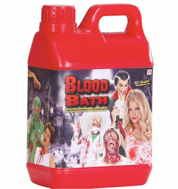 Halloweenaccessoires bloedbad jerrycan 1,89 liter