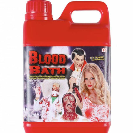 Halloweenaccessoires bloedbad jerrycan 1,89 liter