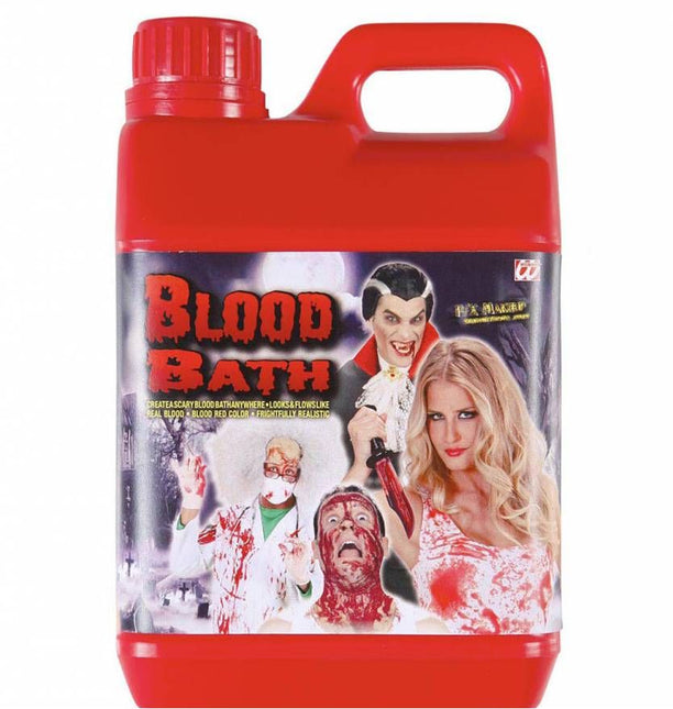 Halloweenaccessoires bloedbad jerrycan 1,89 liter