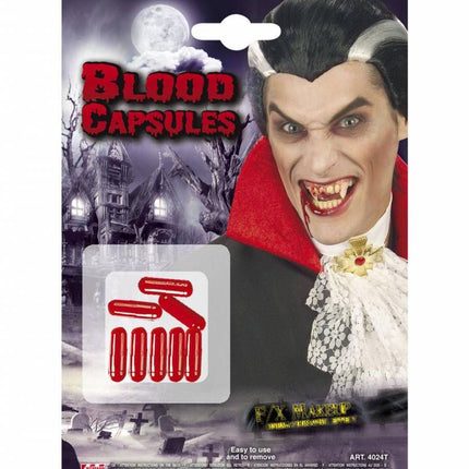 Halloweenaccessoires: Bloedcapsules