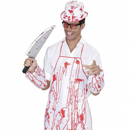 Halloweenaccessoires bloederige slager