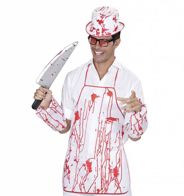Halloweenaccessoires bloederige slager