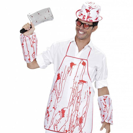 Halloweenaccessoires bloederige slager