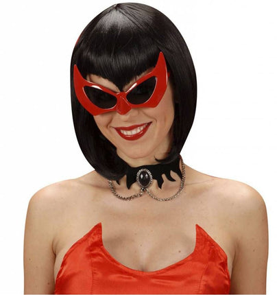 Halloweenaccessoires: Bril duivel