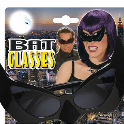 Halloweenaccessoires: Bril vleermuis