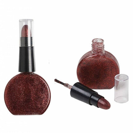 Halloweenaccessoires combi lippenstift en nagellakrood