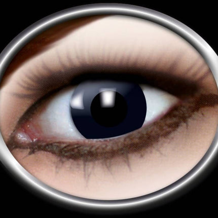 Halloweenaccessoires: Contactlens Black