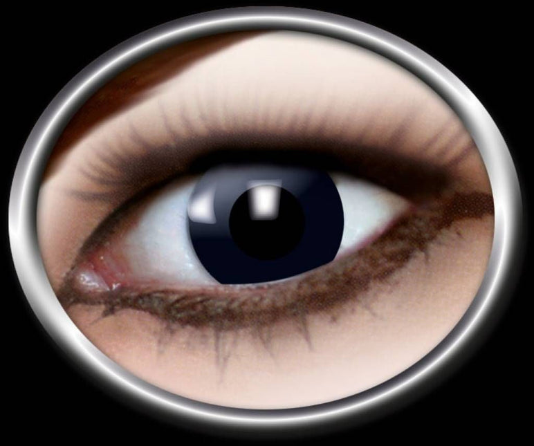 Halloweenaccessoires: Contactlens Black