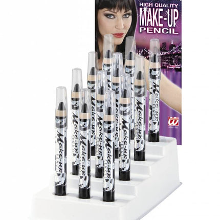 Halloweenaccessoires displaymake-up potlood zwart