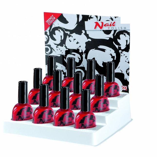 Halloweenaccessoires displaynagellak rood
