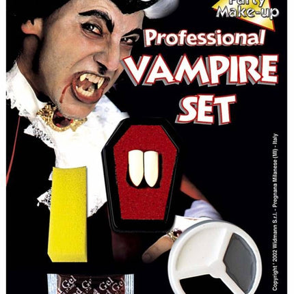 Halloweenaccessoires dracula make-up set