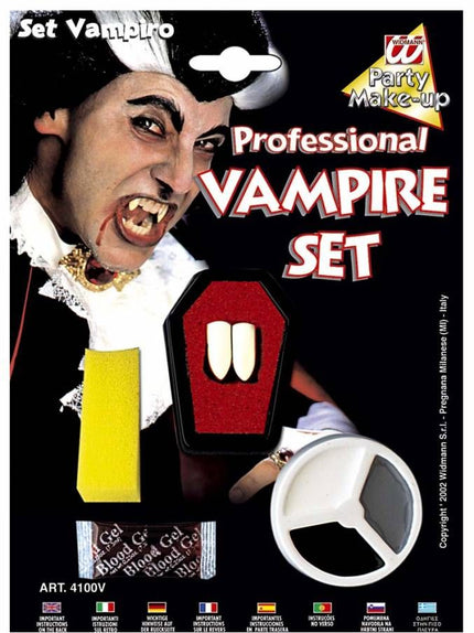 Halloweenaccessoires dracula make-up set