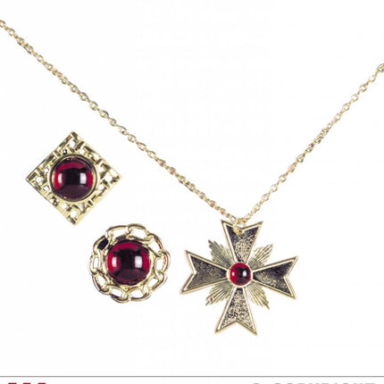 Halloweenaccessoires: Draculaset