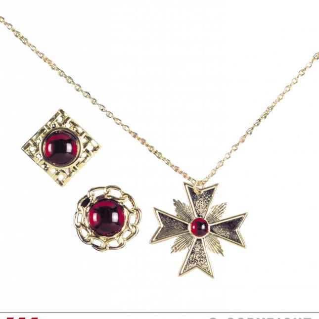 Halloweenaccessoires: Draculaset