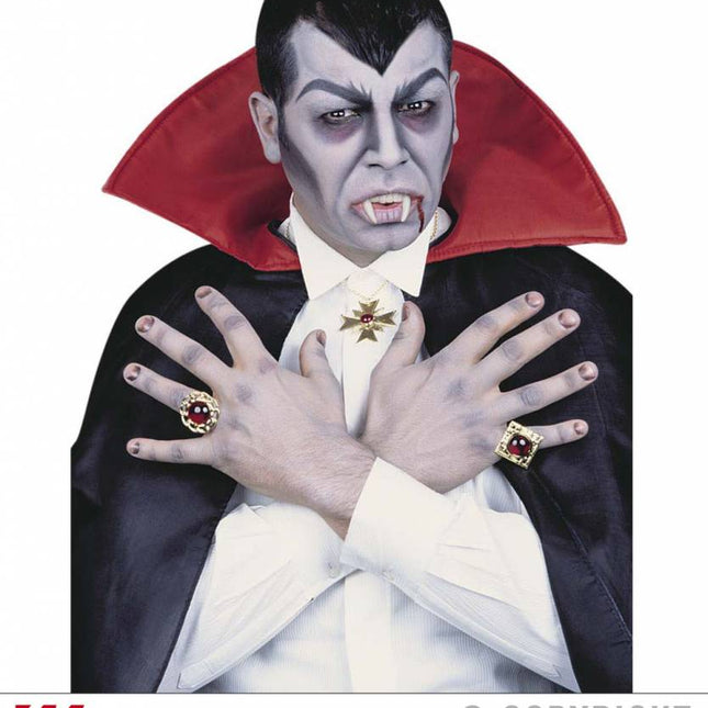 Halloweenaccessoires: Draculaset