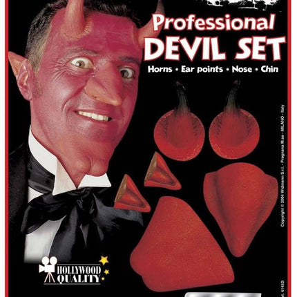 Halloweenaccessoires: Duivel opmaakset