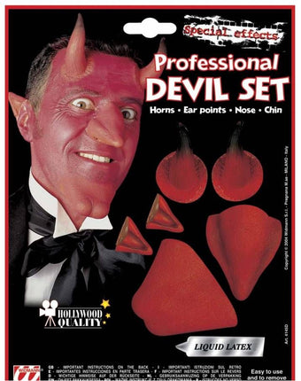 Halloweenaccessoires: Duivel opmaakset