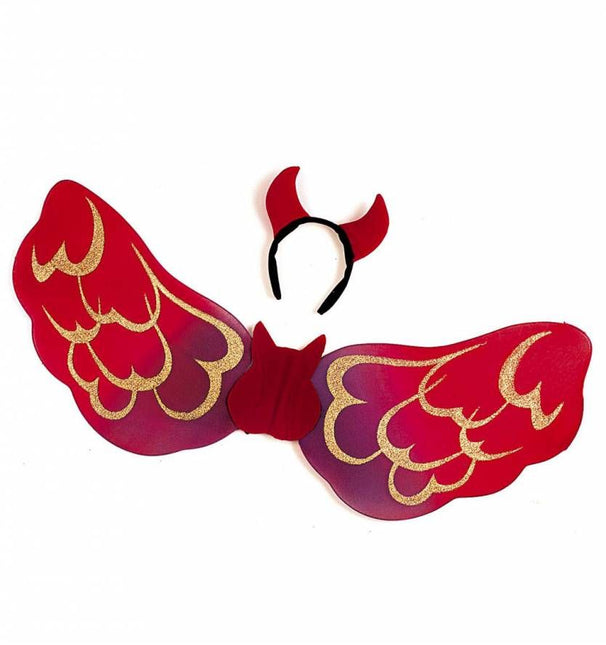 Halloweenaccessoires duivelset dame