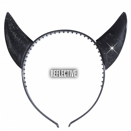 Halloweenaccessoires: Duivelshoorntjes reflecterend