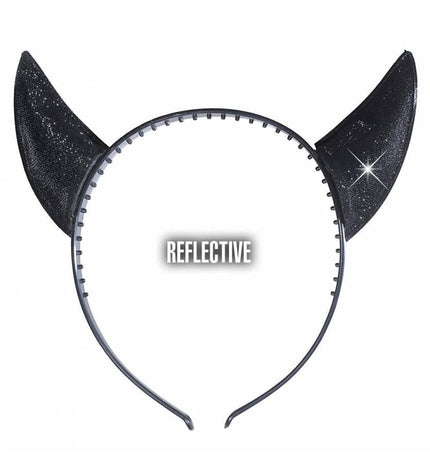 Halloweenaccessoires: Duivelshoorntjes reflecterend