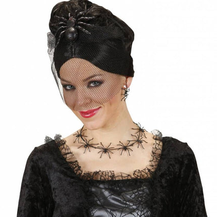 Halloweenaccessoires glitter spin haarclip