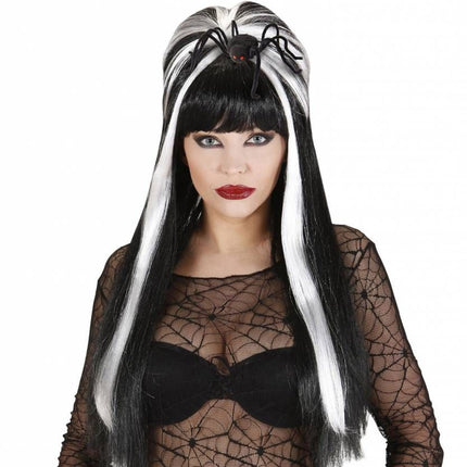 Halloweenaccessoires haarclip spinnen