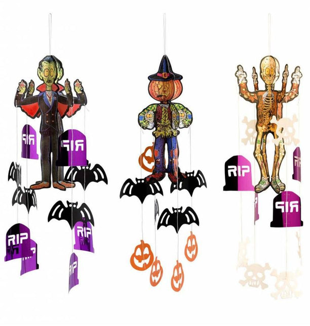 Halloweenaccessoires halloween hanger met decoraties