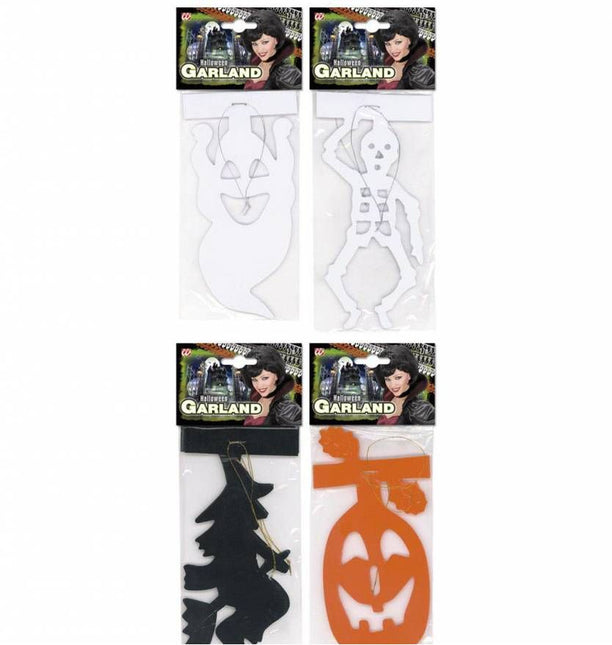 Halloweenaccessoires halloween pvc guirlande 2.70mtr