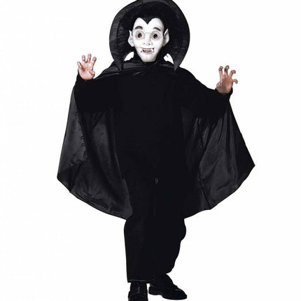 Halloweenaccessoires halloweenmasker kind met cape en kraag