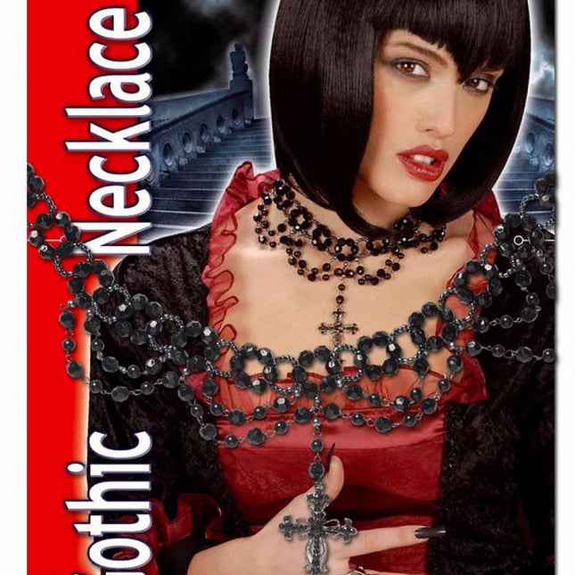Halloweenaccessoires: Halsketting met kruis