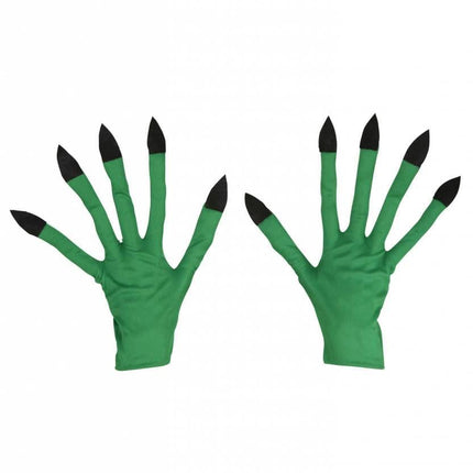 Halloweenaccessoires handschoenen heks