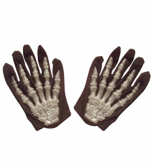 Halloweenaccessoires: Handschoenen skelet