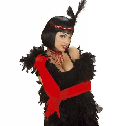 Halloweenaccessoires handschoenen wit