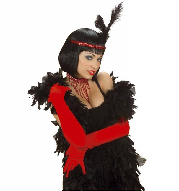 Halloweenaccessoires handschoenen wit