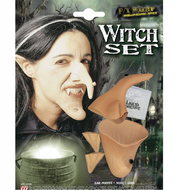 Halloweenaccessoires: Heksen opmaakset