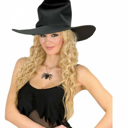 Halloweenaccessoires heksenhoed gekke heks