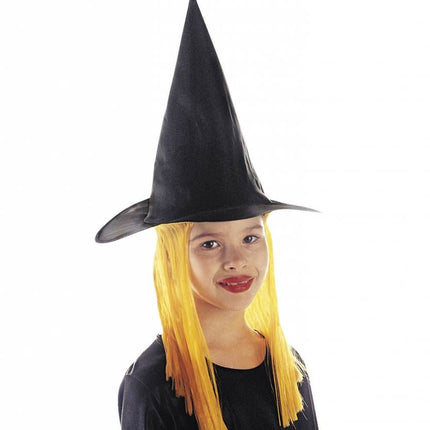 Halloweenaccessoires: Heksenhoedjes kind met haar