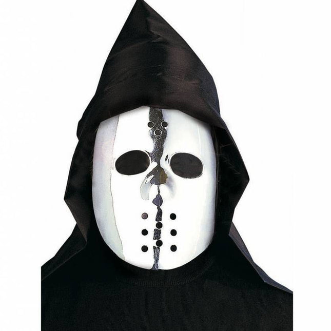 Halloweenaccessoires hockey masker zilver of goud