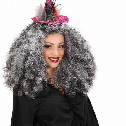 Halloweenaccessoires hoofdband heksenhoed
