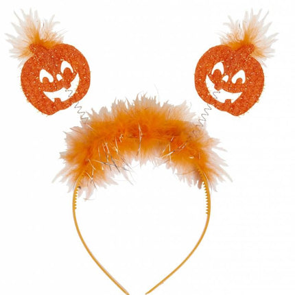 Halloweenaccessoires hoofdband pompoenen