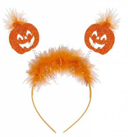 Halloweenaccessoires hoofdband pompoenen