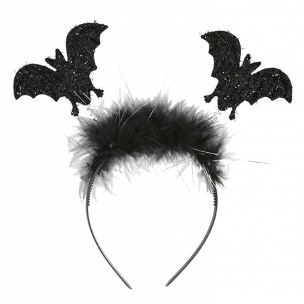 Halloweenaccessoires hoofdband vleermuizen