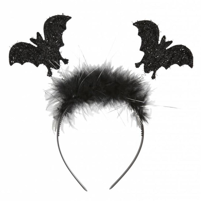Halloweenaccessoires hoofdband vleermuizen