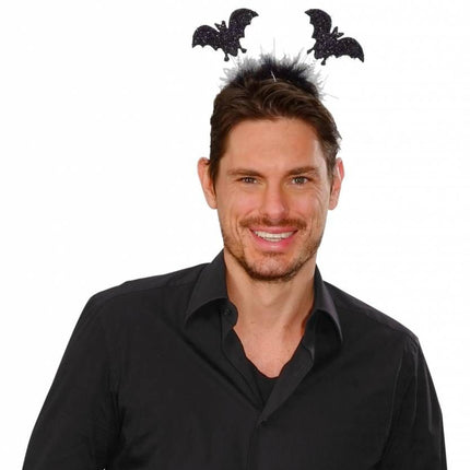 Halloweenaccessoires hoofdband vleermuizen
