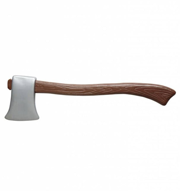 Halloweenaccessoires "houten" bijl 60cm