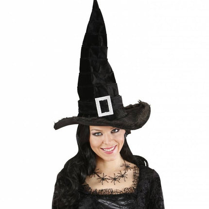 Halloweenaccessoires ketting spinnen 60cm