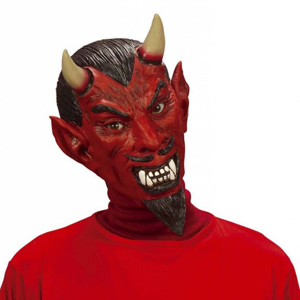 Halloweenaccessoires kindermasker horror duivel/vampier/zombie