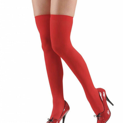 Halloweenaccessoires kniekousen rood 70den