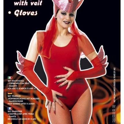 Halloweenaccessoires lady devil